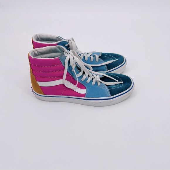 Vans Sneakers Multicolor Canvas Hi Size 10.5 - Picture 6 of 11